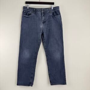 prAna Pants Mens 38x30 (Act 38x29) Slim Fit Stretch Faded Black Camping READ